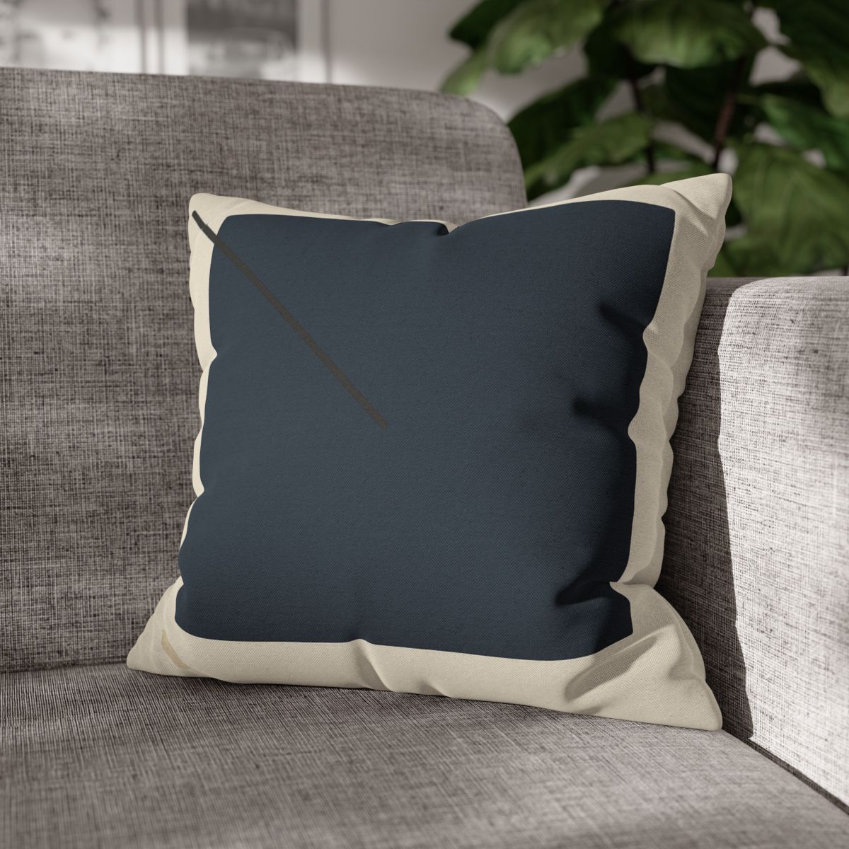 Diagonal Line And Square Balance soft cotton pillow cases