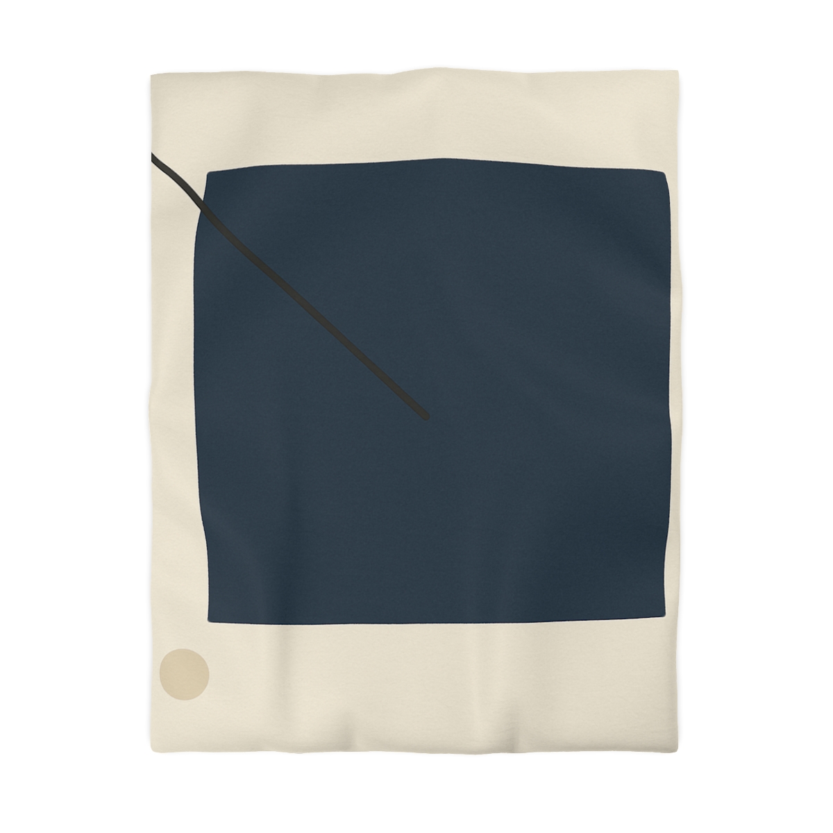 Diagonal Line And Square Balance personalized bedding duvets