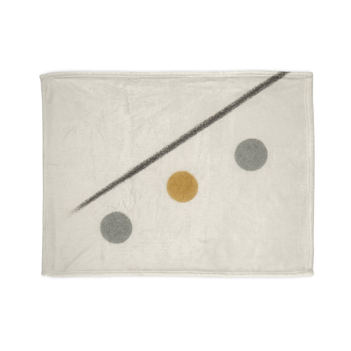 Diagonal Line And Triple Circles personalized cozy blankets
