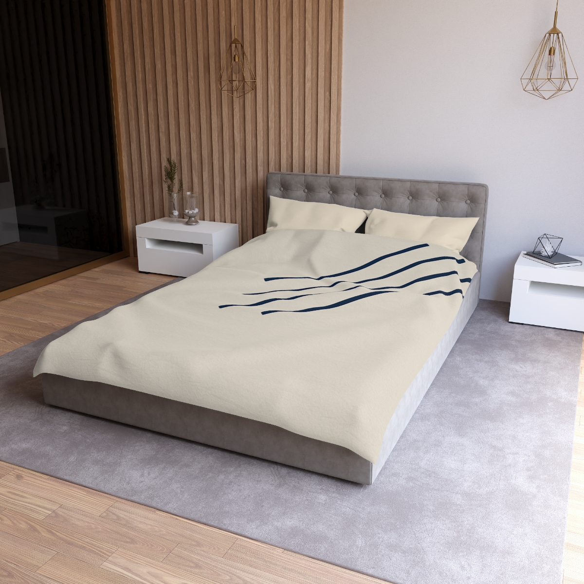 Diagonal Line Quartet soft comforter duvets