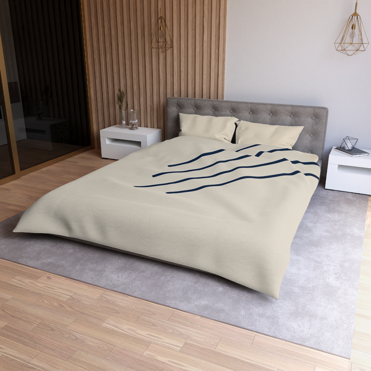 Diagonal Line Quartet soft comforter duvets