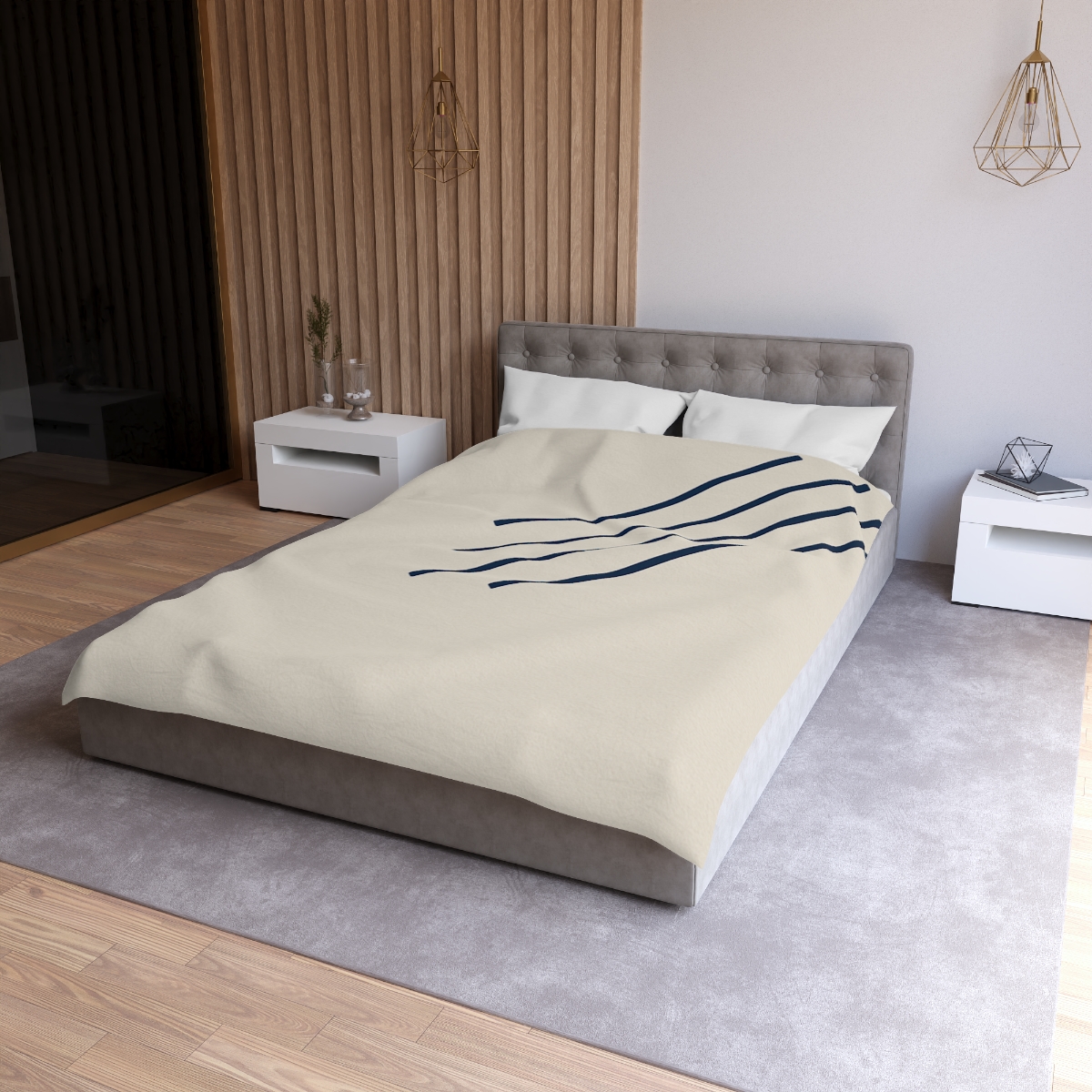 Diagonal Line Quartet soft comforter duvets