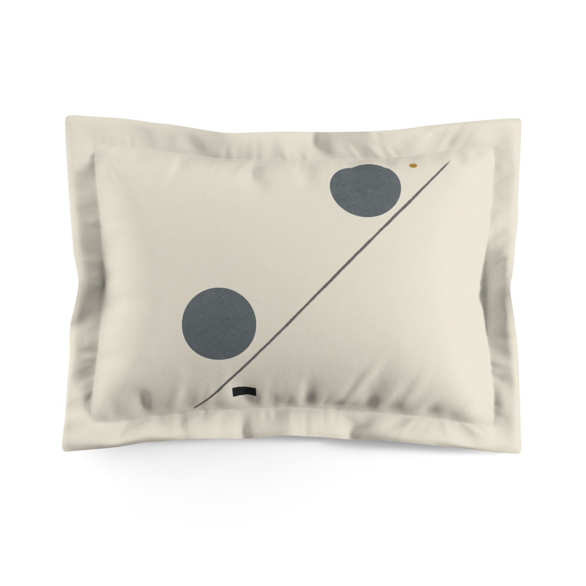 Diagonal Line With Paired Circles And Anchor Block unique shape pillows