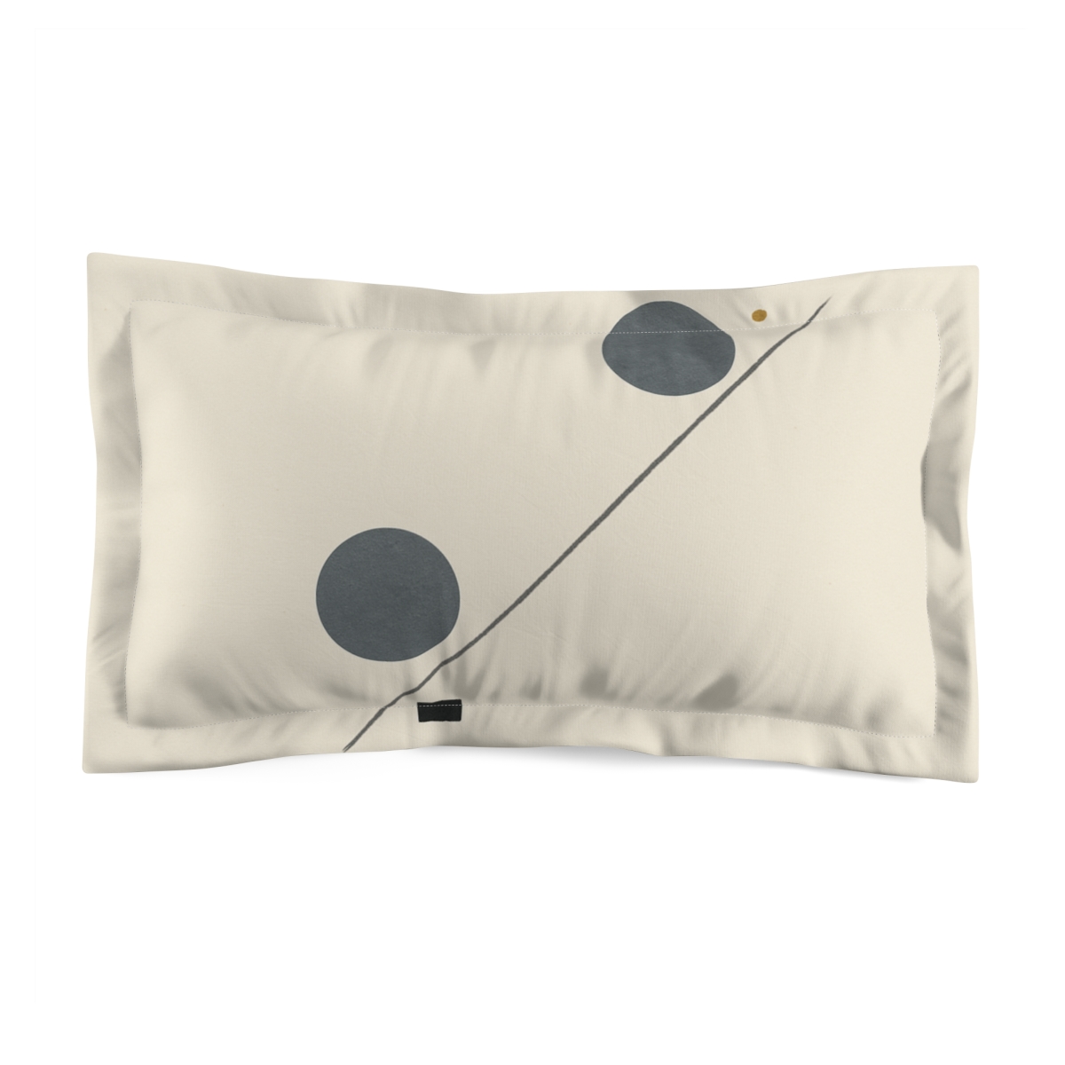 Diagonal Line With Paired Circles And Anchor Block unique shape pillows