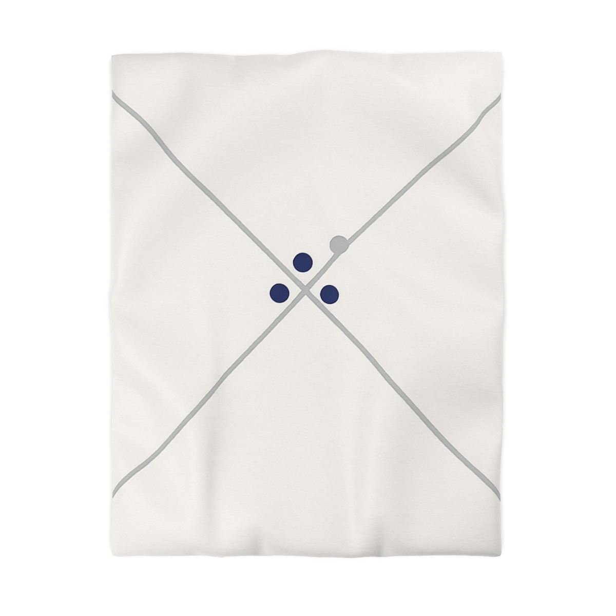 Diagonal Pair And Nested Dot Cluster designer printed duvets