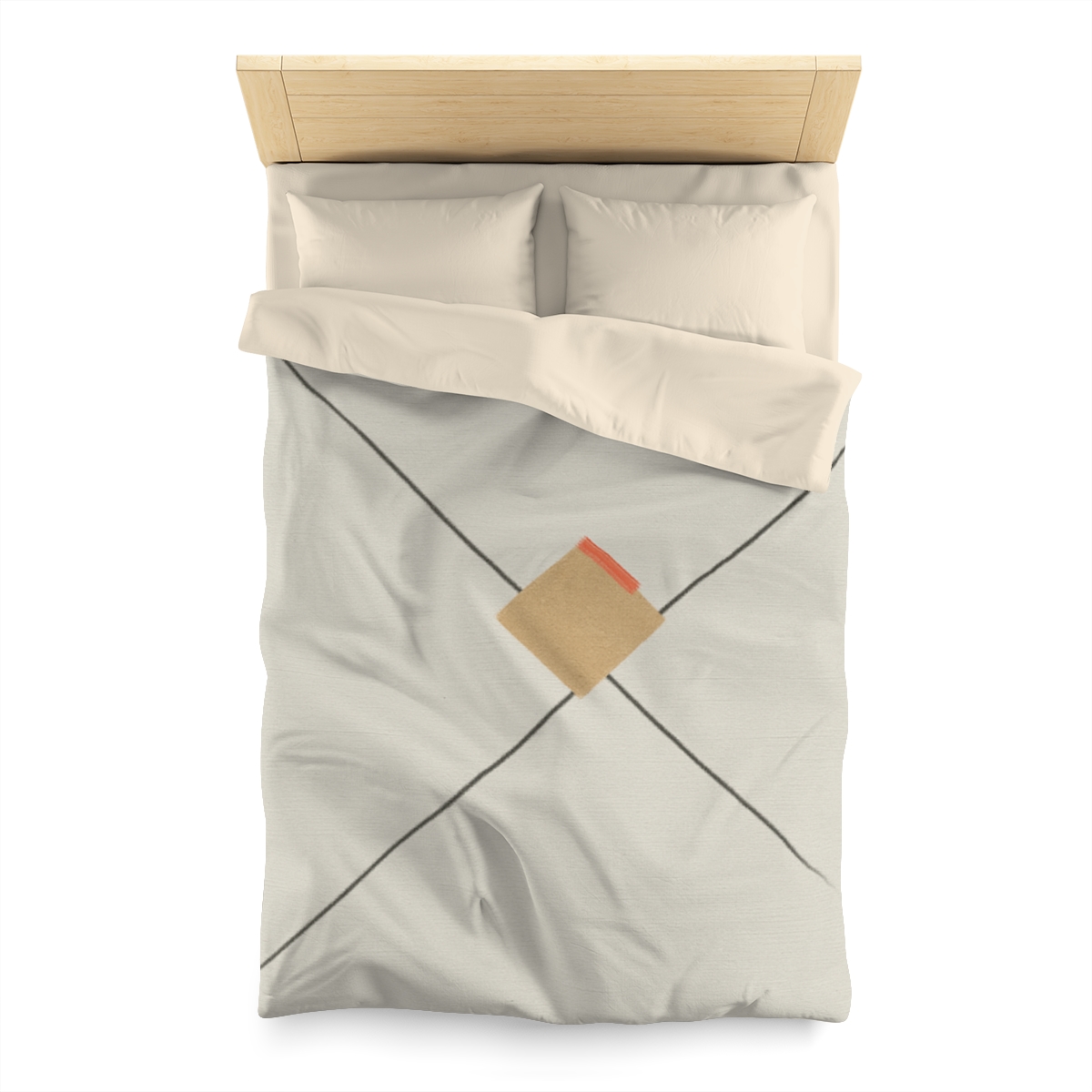 Diagonal Pair And Resting Square trendy bedroom duvets