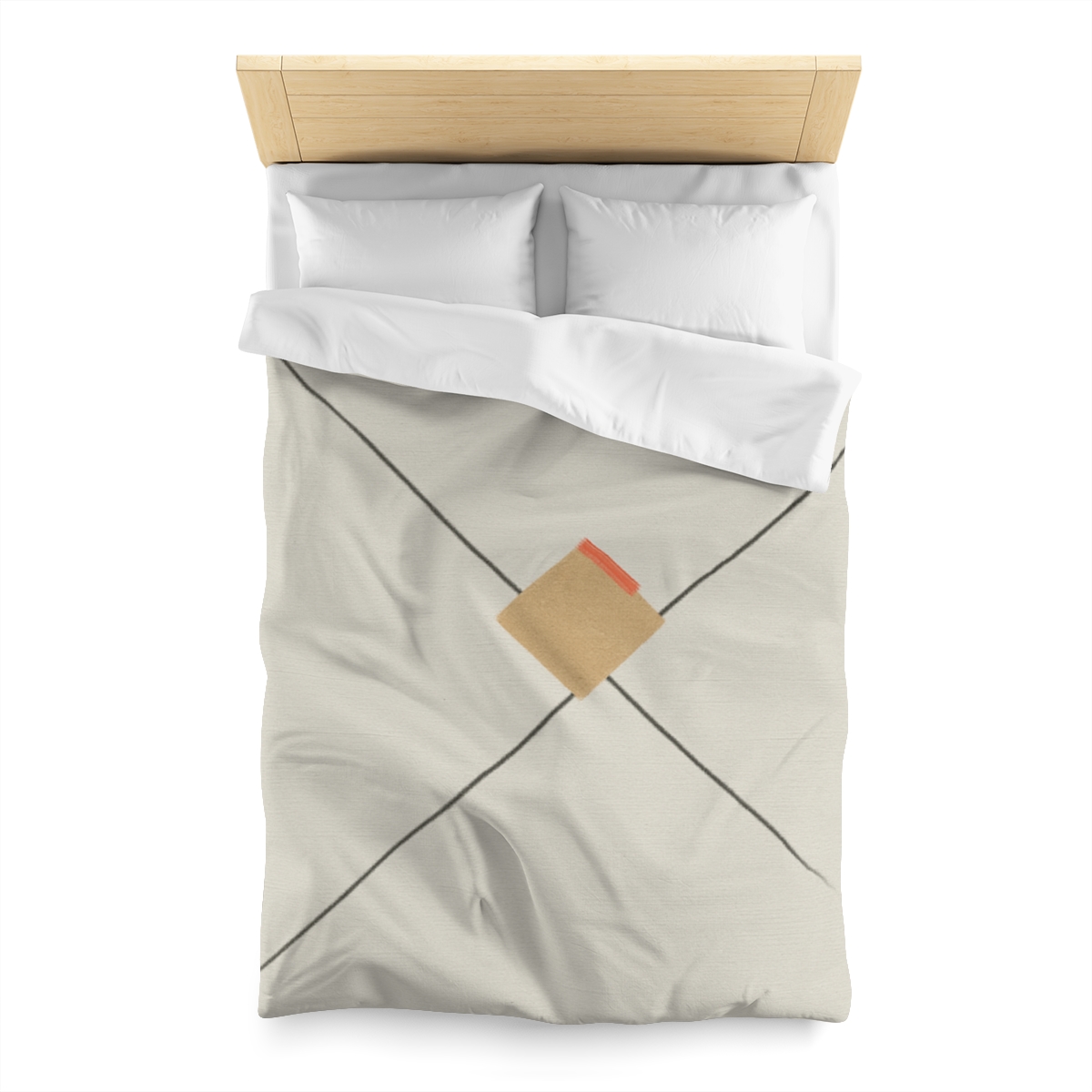 Diagonal Pair And Resting Square trendy bedroom duvets