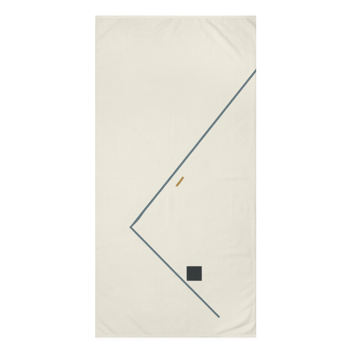 Diagonal Pair With Anchored Square comfortable face towels
