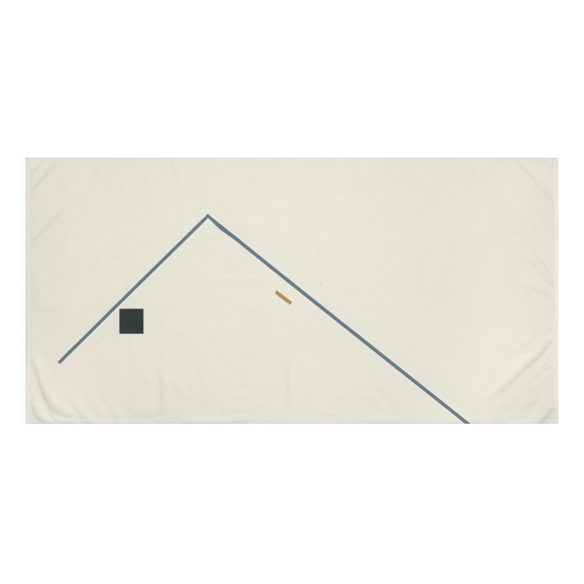 Diagonal Pair With Anchored Square comfortable face towels