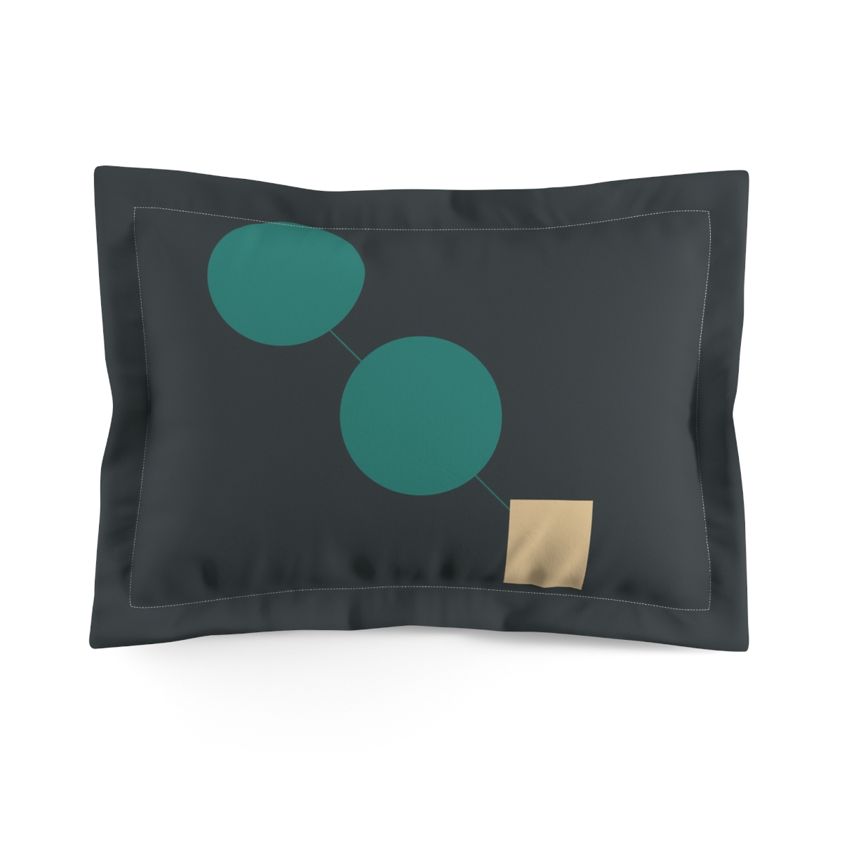 Diagonal Pair With Offset Rectangle comfortable bed pillows