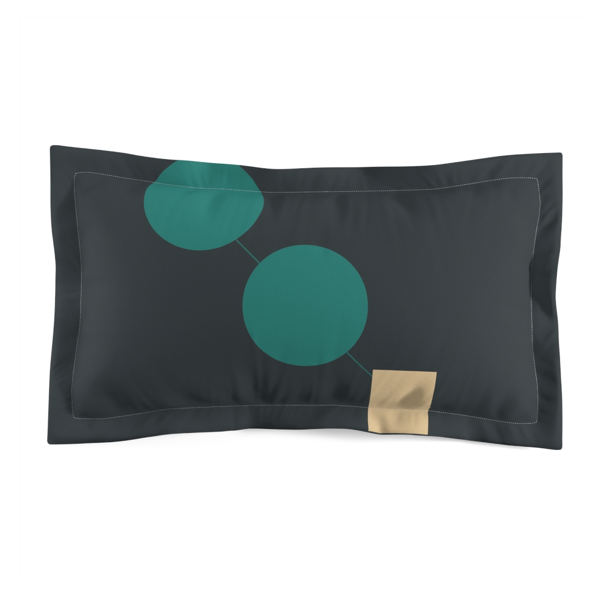 Diagonal Pair With Offset Rectangle comfortable bed pillows