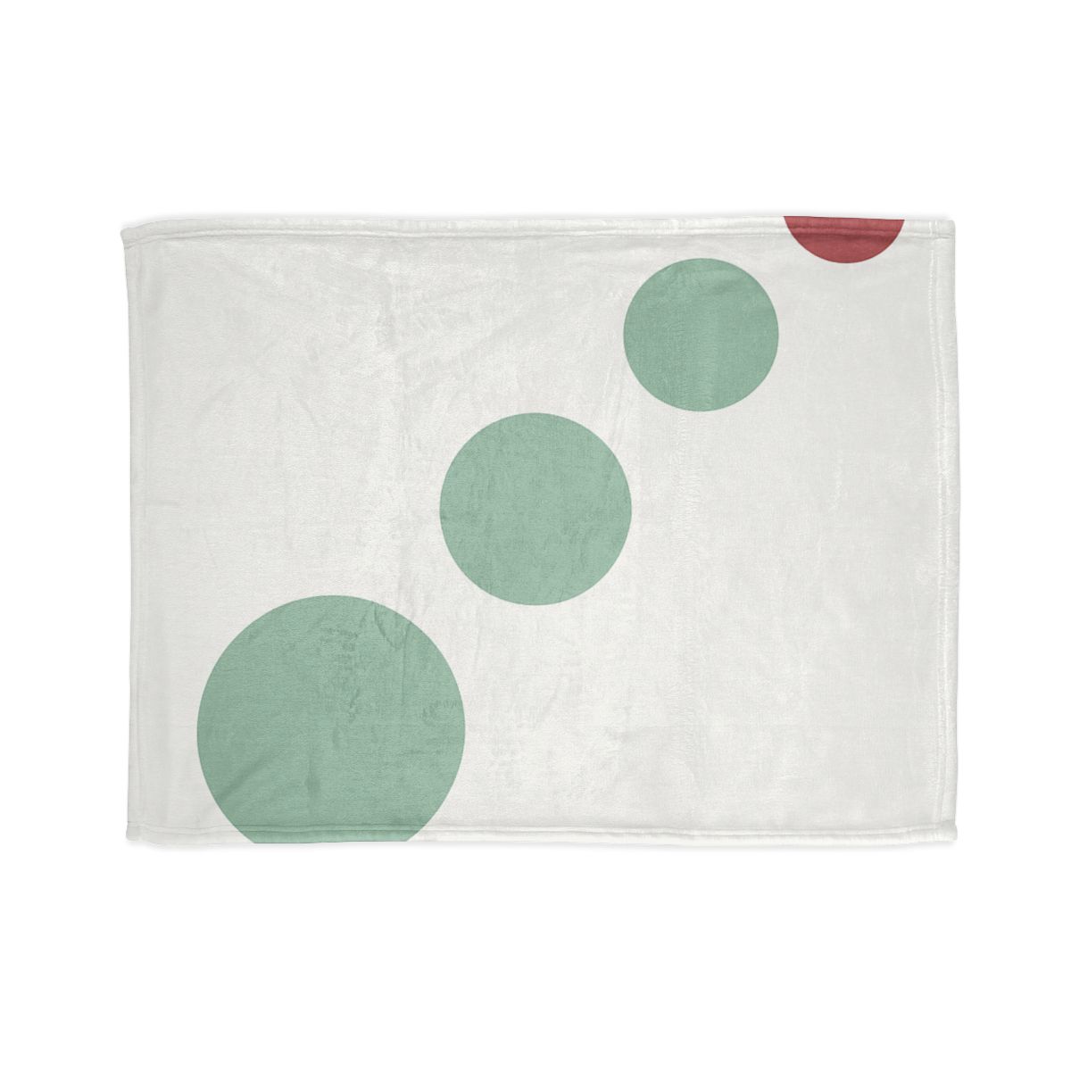 Diagonal Path Of Four Circles soft fleece blankets