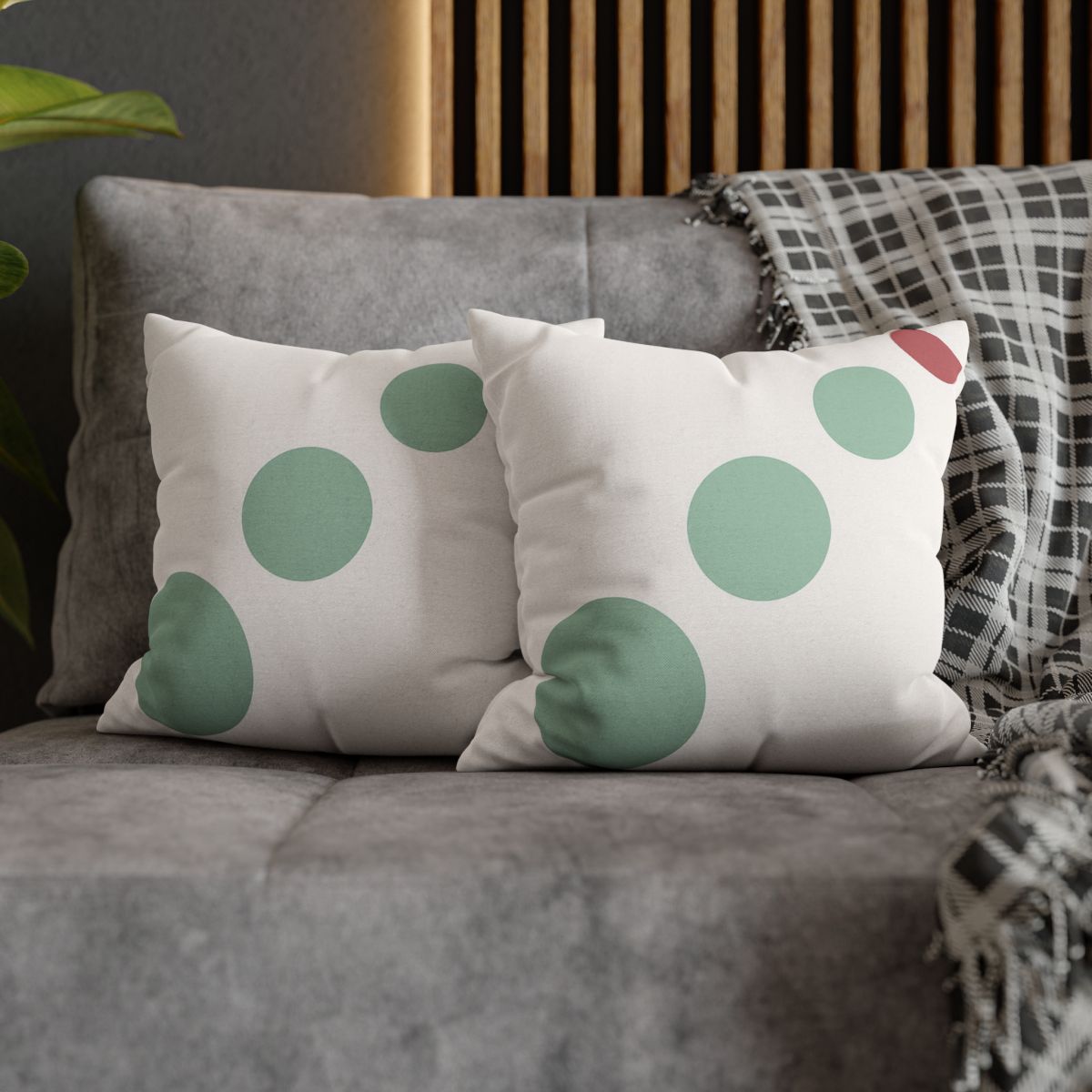 Diagonal Path Of Four Circles trendy patterned pillow cases