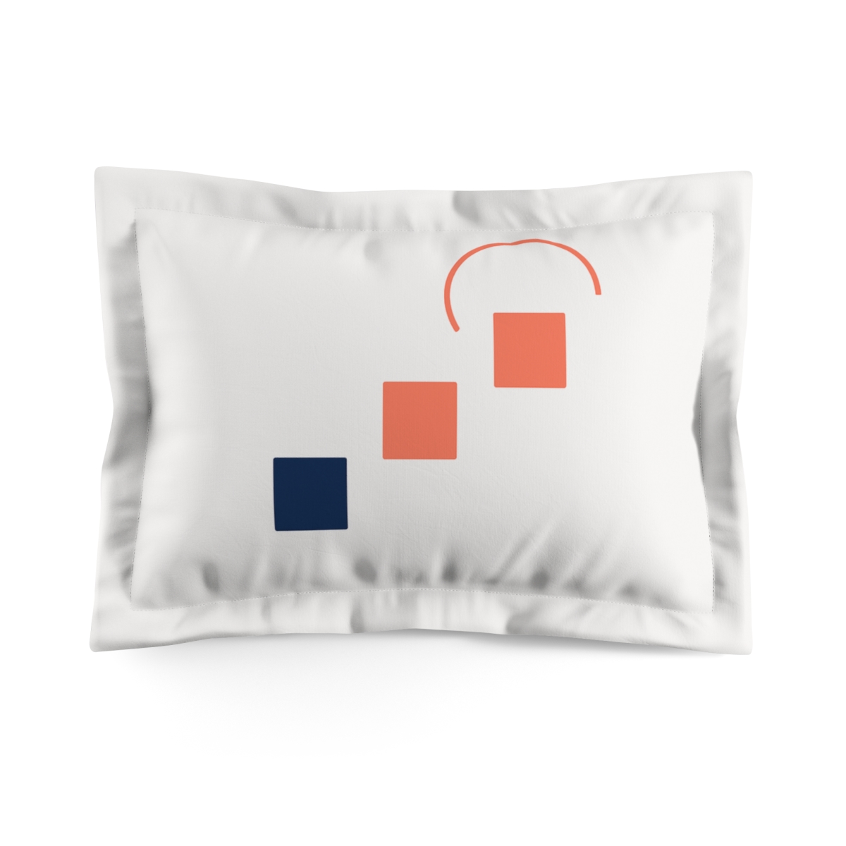 Diagonal Relay Of Rectangles And Arc designer printed pillows