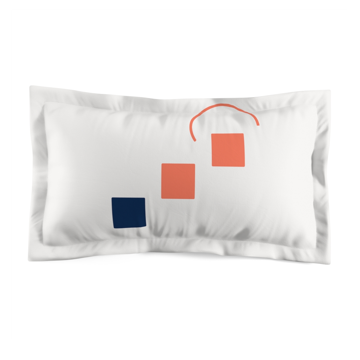 Diagonal Relay Of Rectangles And Arc designer printed pillows