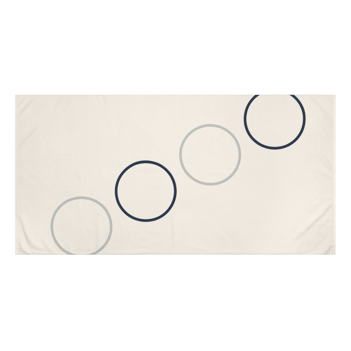 Diagonal Ring Alignment custom towels