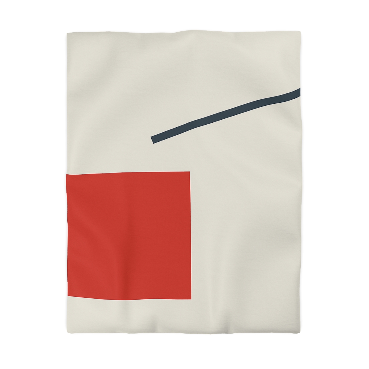 Diagonal Square And Bar Balance personalized bedding duvets