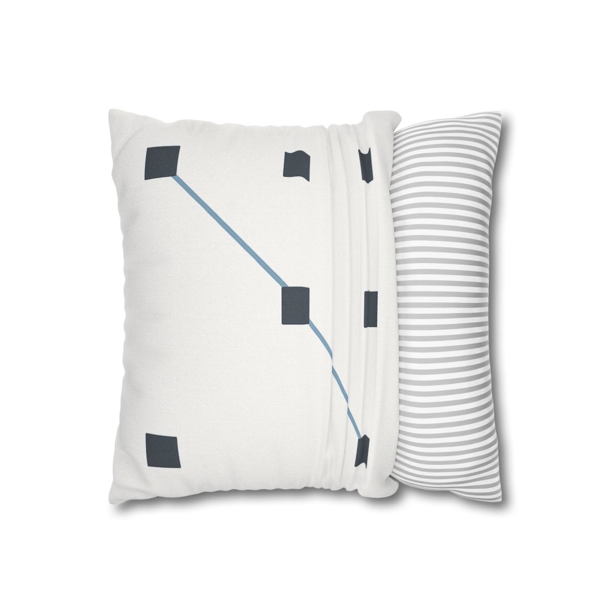 Diagonal Star Path Grid personalized pillow covers