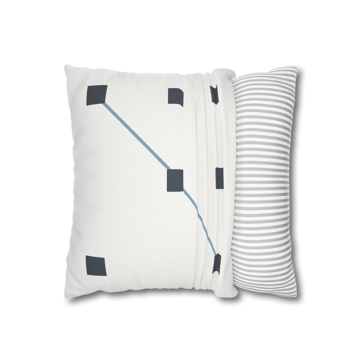 Diagonal Star Path Grid personalized pillow covers