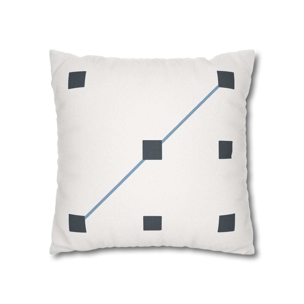 Diagonal Star Path Grid personalized pillow covers