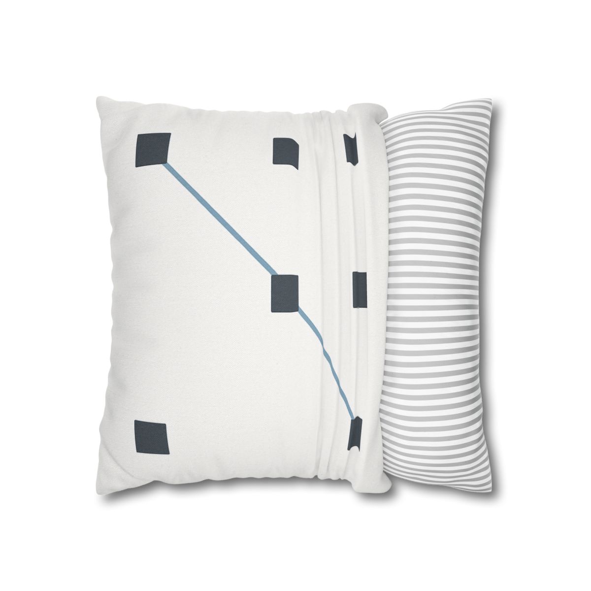 Diagonal Star Path Grid personalized pillow covers