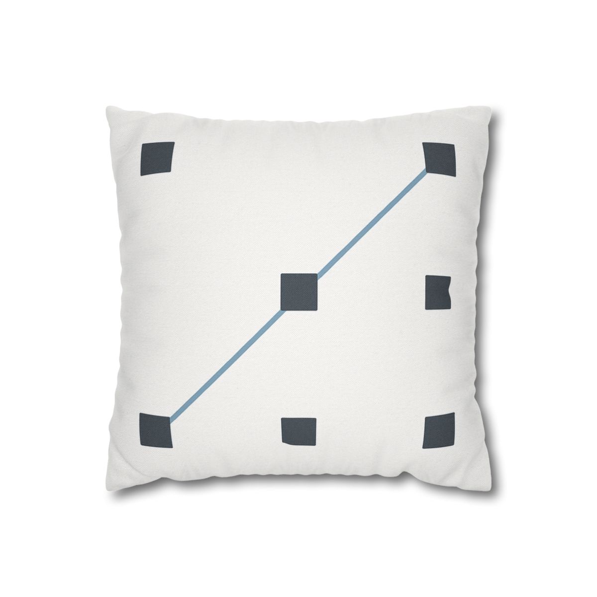 Diagonal Star Path Grid personalized pillow covers