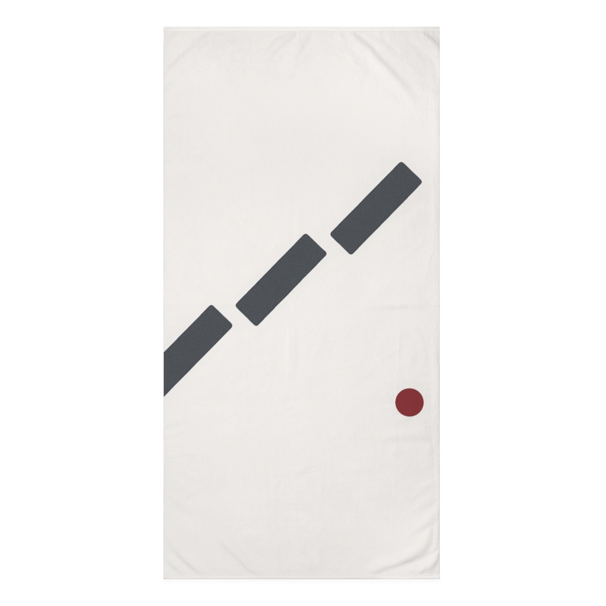 Diagonal Trio With Resting Dot decorative home towelscustom towels