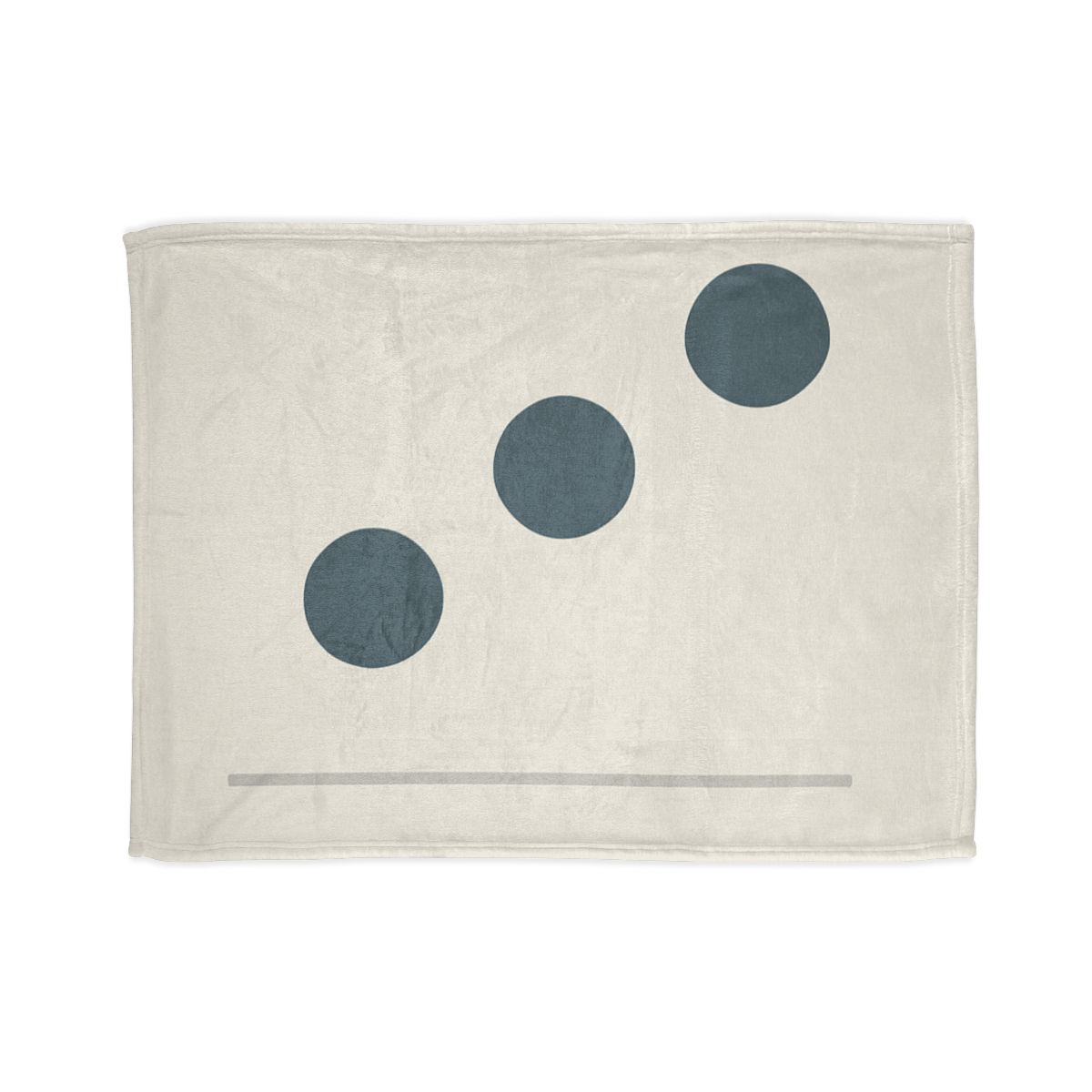 Diagonal Trio With Resting Line designer printed blankets