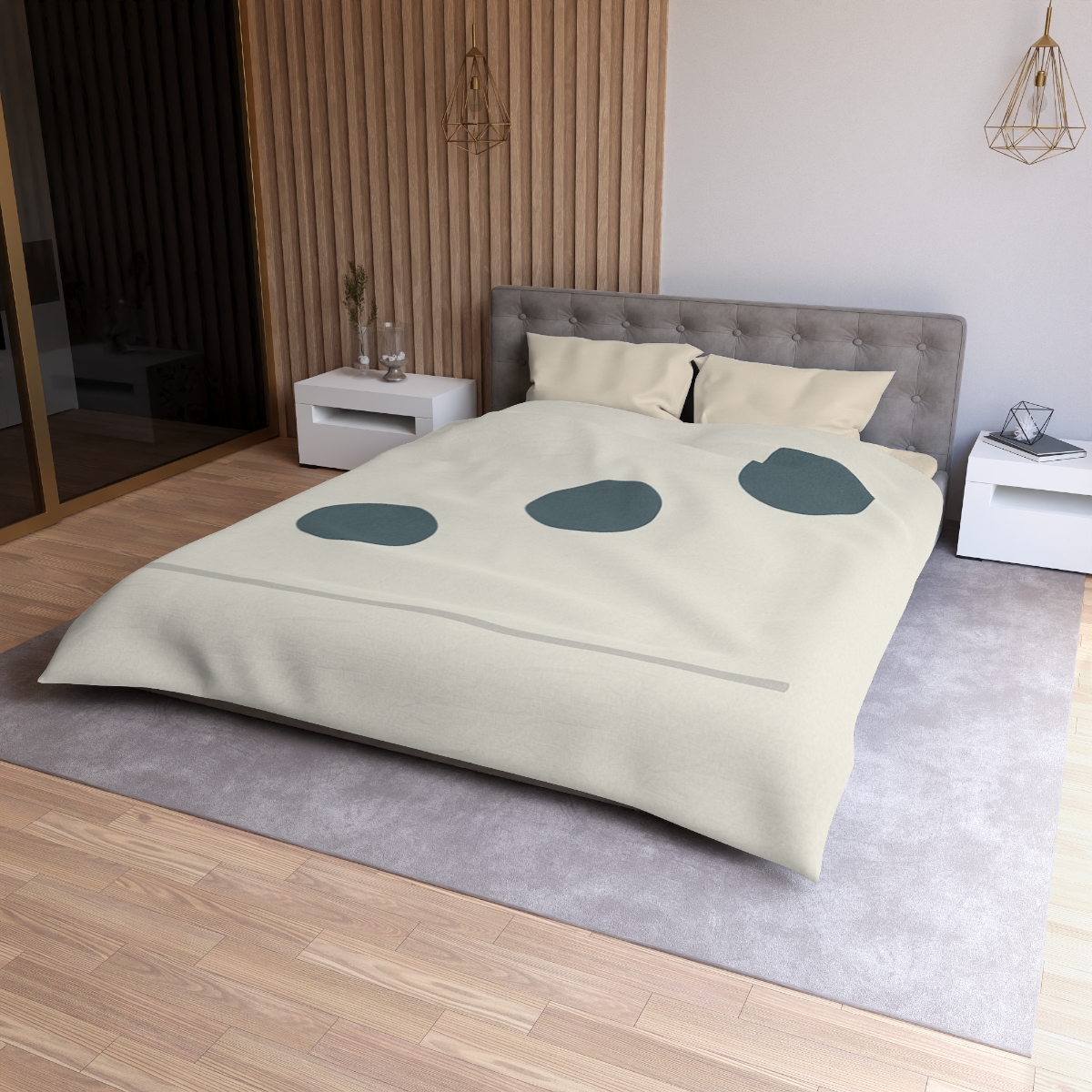 Diagonal Trio With Resting Line duvets for gifts