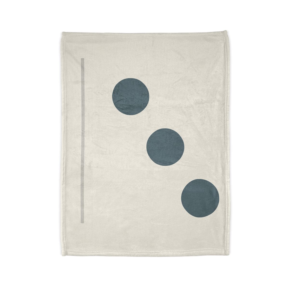 Diagonal Trio With Resting Line designer printed blankets