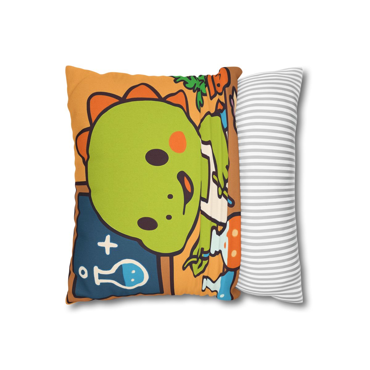 Dino Science Lab stylish decorative pillowcases