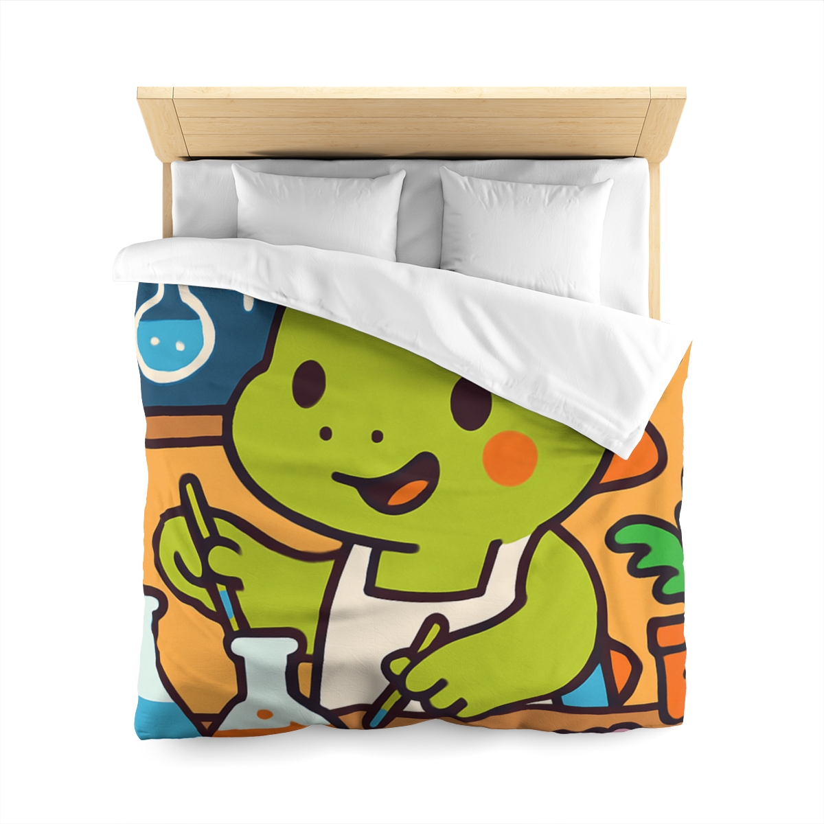 Dino Science Lab designer printed duvets