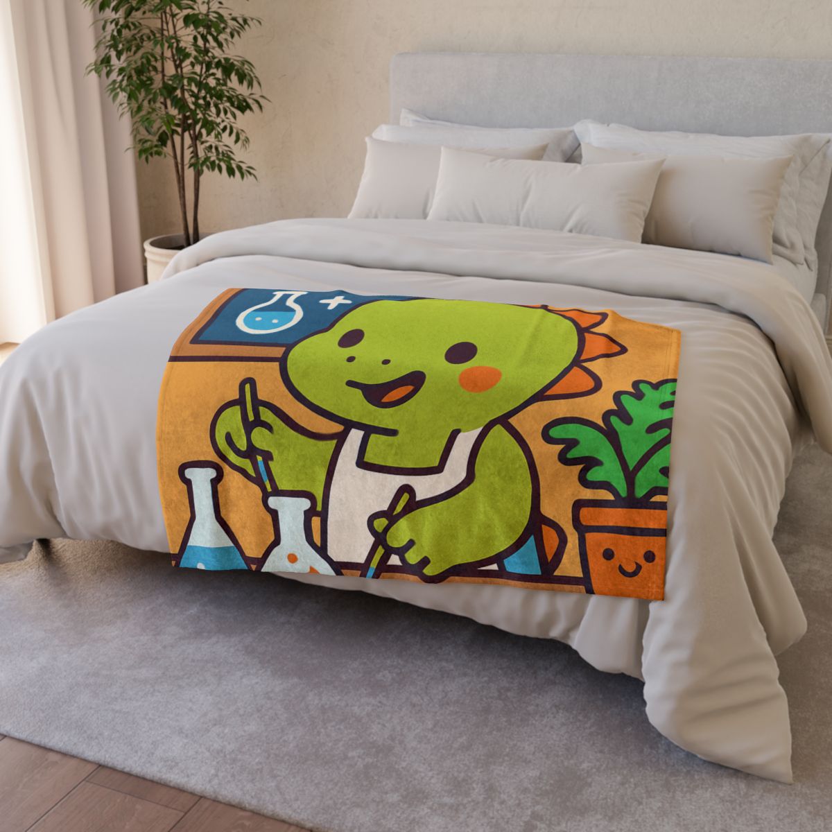 Dino Science Lab warm winter blankets