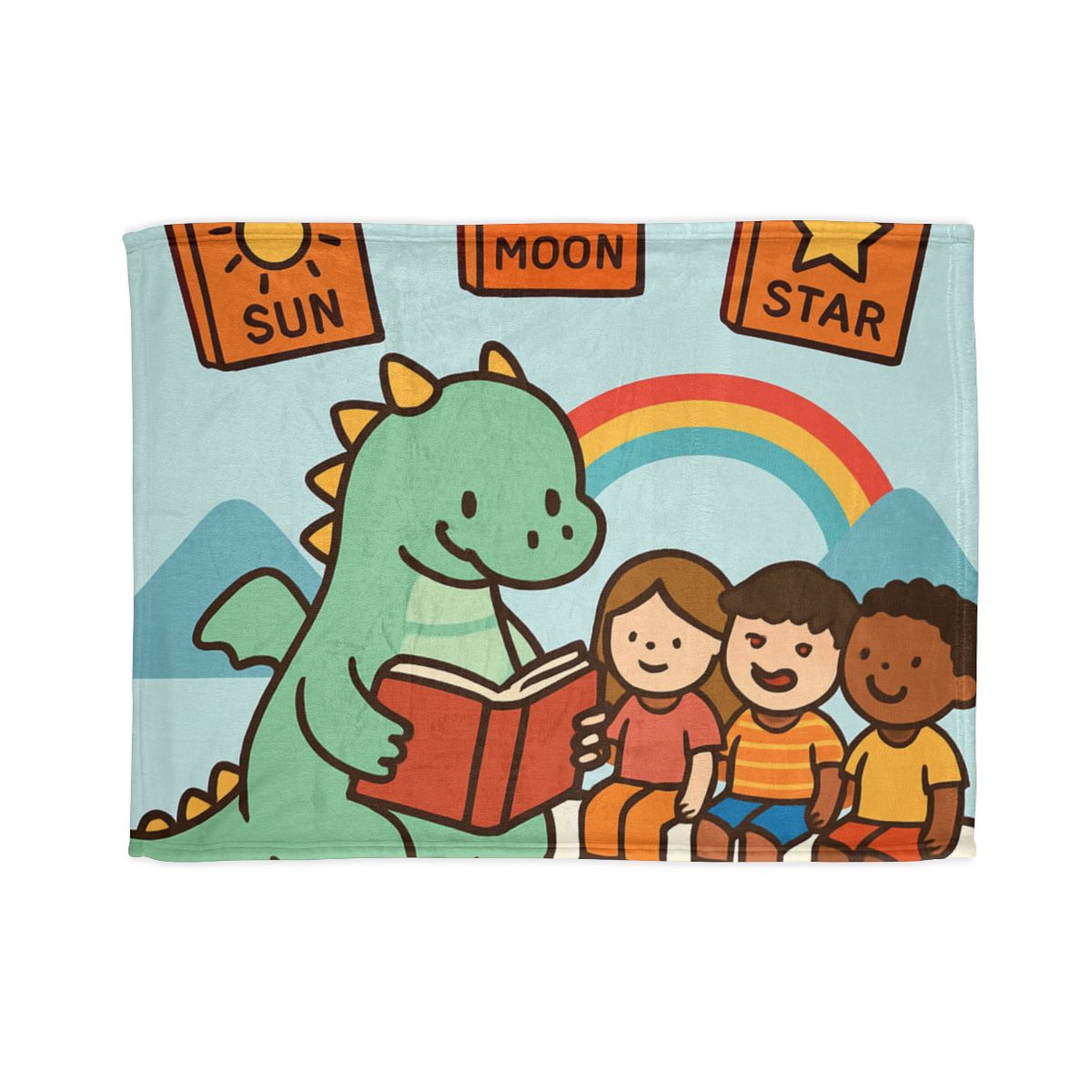 Dragon Library In The Cloud Valley custom blankets