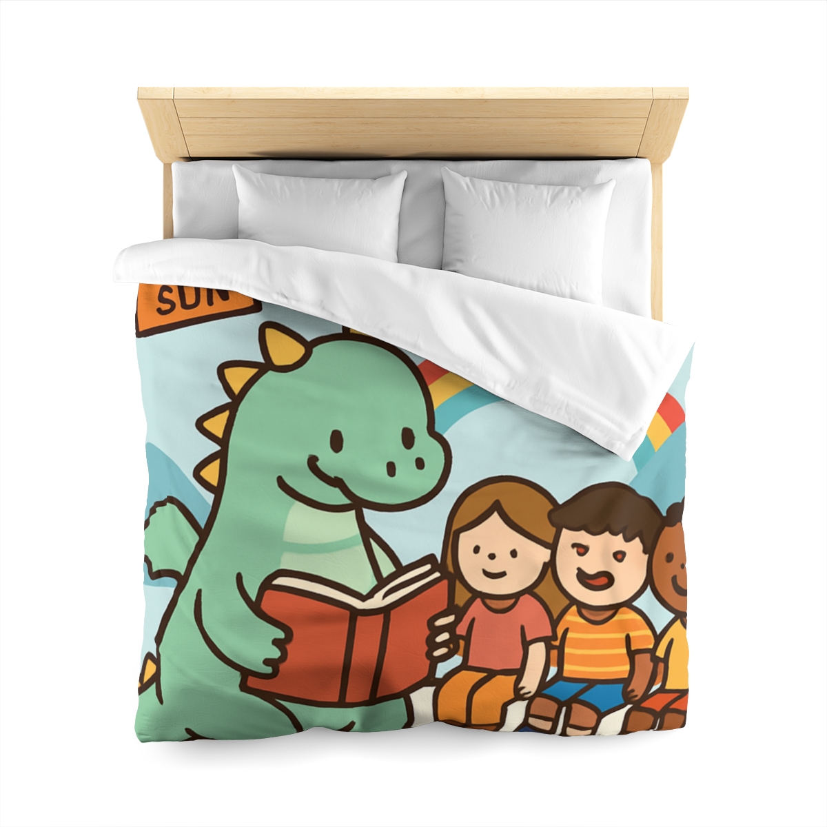 Dragon Library In The Cloud Valley unique patterned duvets