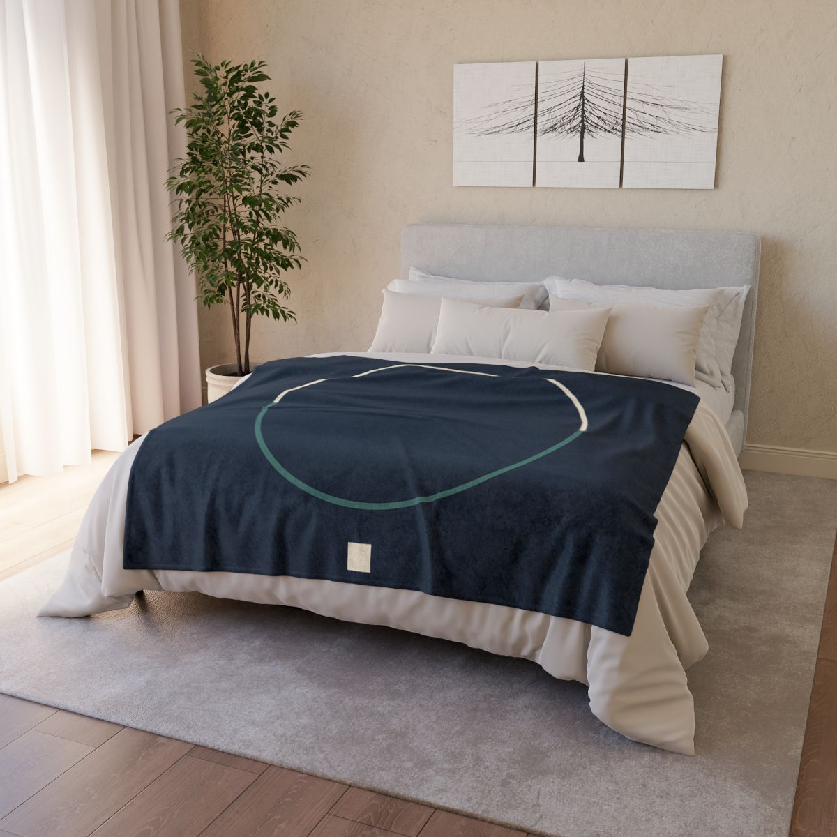 Dual Arc Eclipse Frame personalized cozy blankets