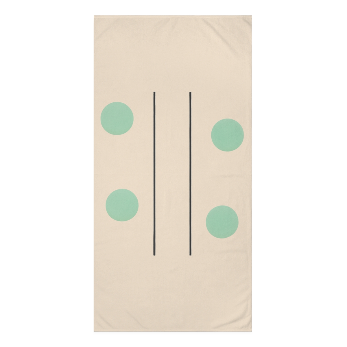 Dual Column Circle Drift trendy hand towels