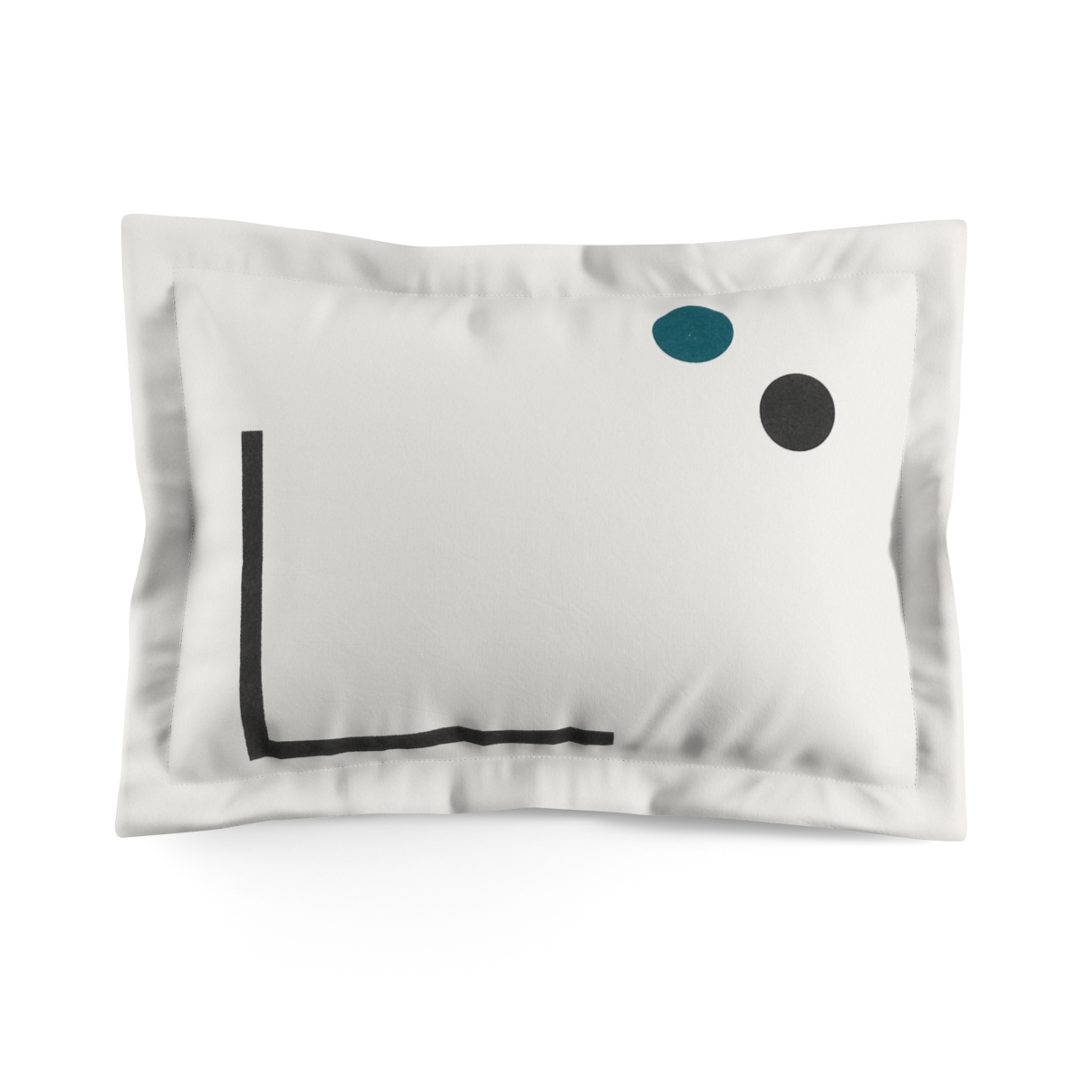 Dual Orbit Corner Frame designer printed pillows