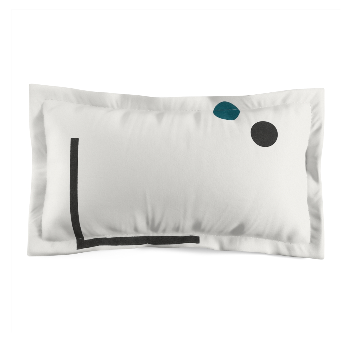 Dual Orbit Corner Frame designer printed pillows