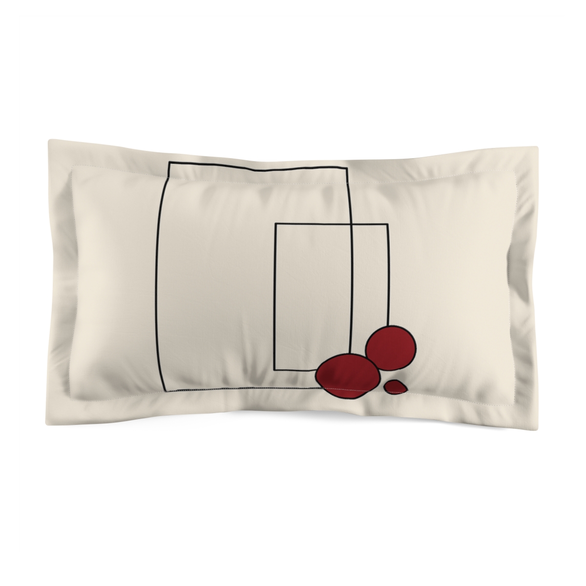 Dual Orbit Rectangle Field trendy accent pillows