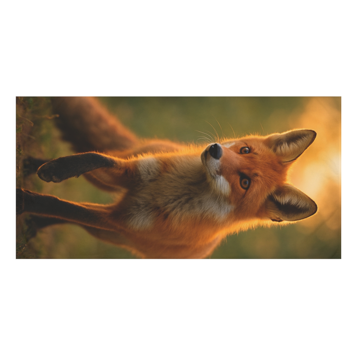 Dusk Glider Red Fox stylish beach towels