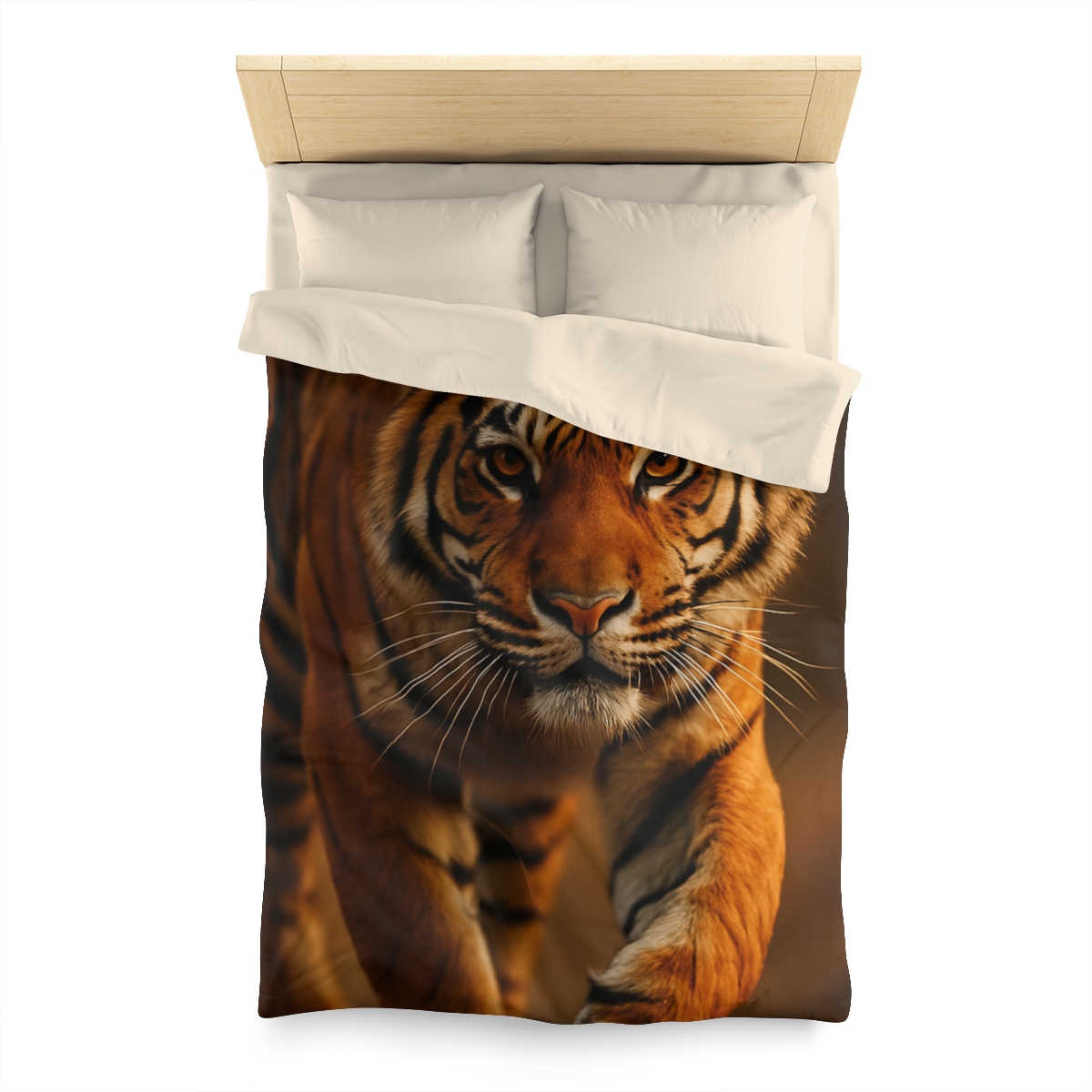 Dusk Herald Bengal Tiger designer printed duvets