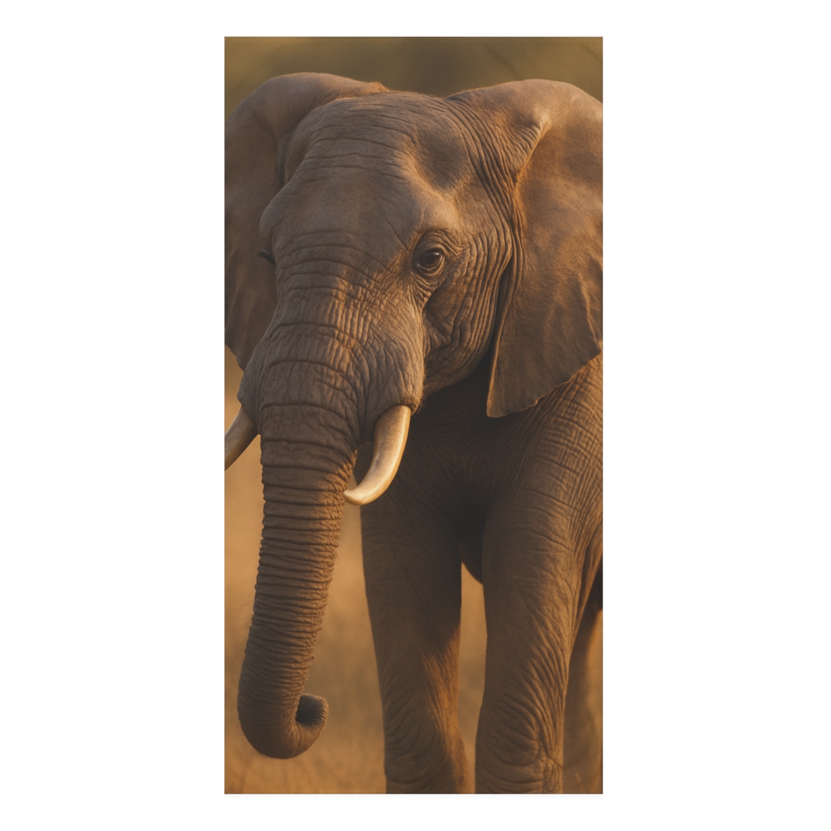 Dusk Sentinel Elephant designer printed towels