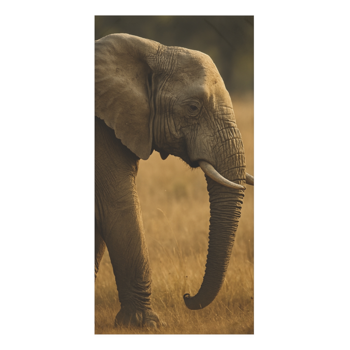 Dusk Sentinel Elephant trendy hand towels