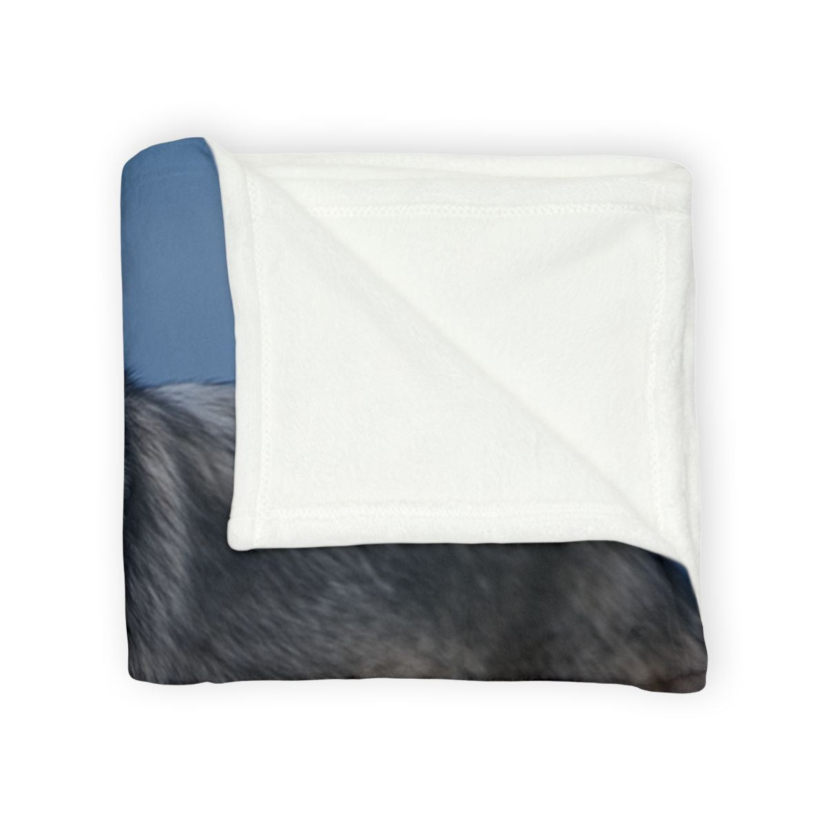 Dusk Sentinel Grey Wolf Blanket