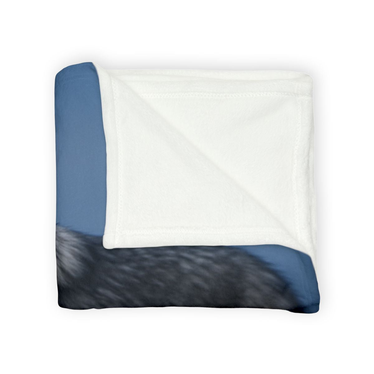 Dusk Sentinel Grey Wolf Blanket
