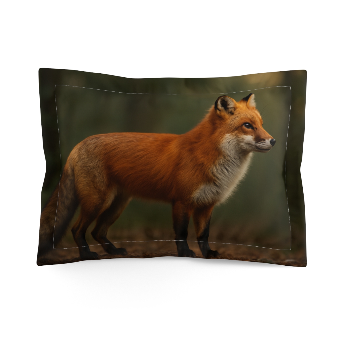 Dusky Flight Red Fox personalized decorative pillows