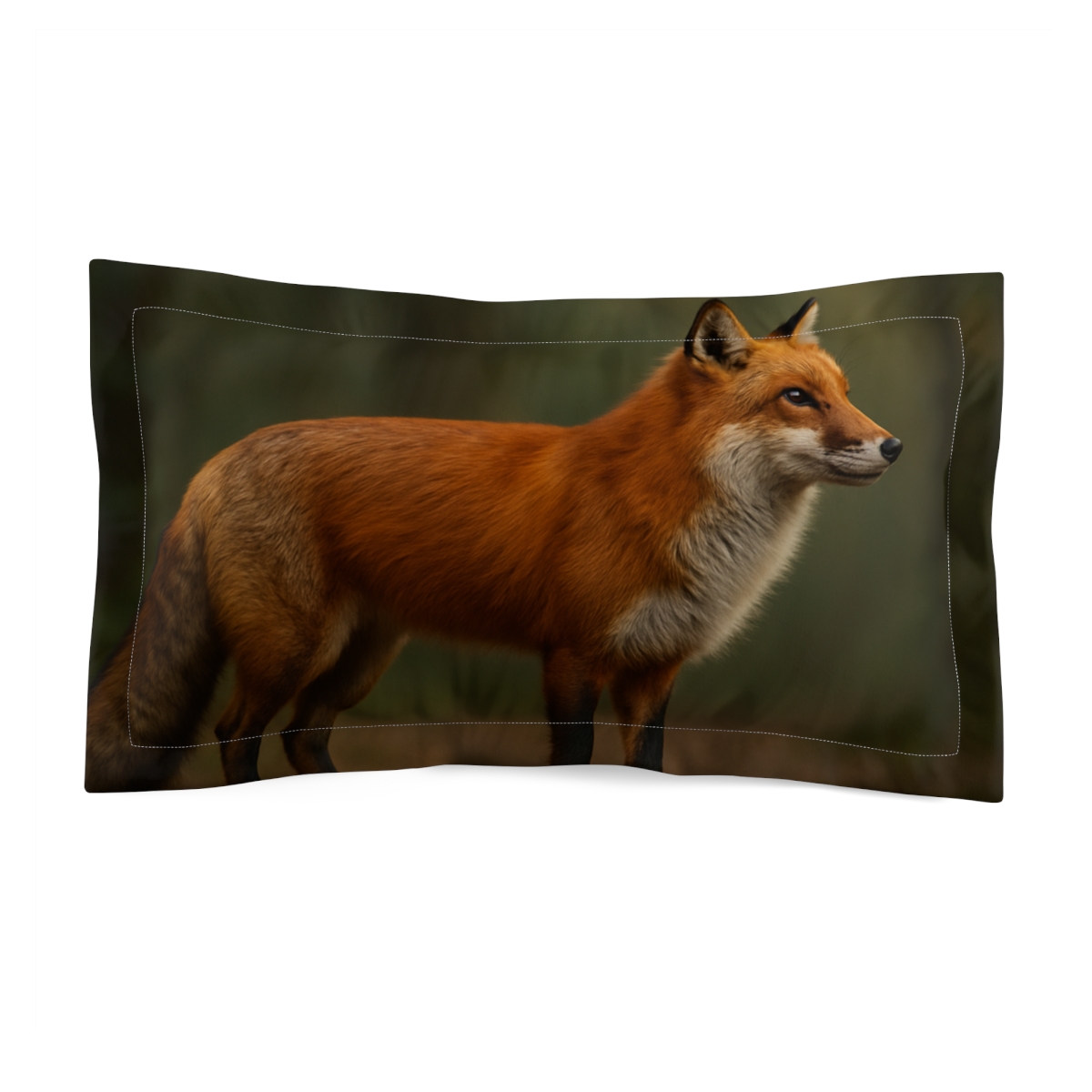 Dusky Flight Red Fox personalized decorative pillows