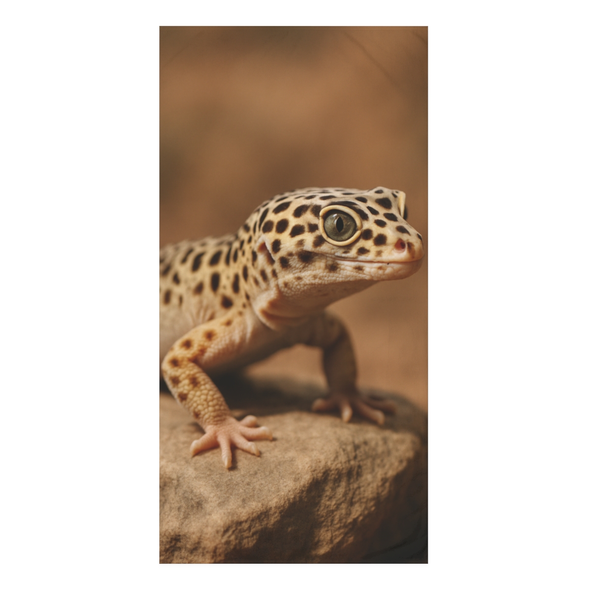 Dusky Majesty Leopard Gecko trendy hand towels