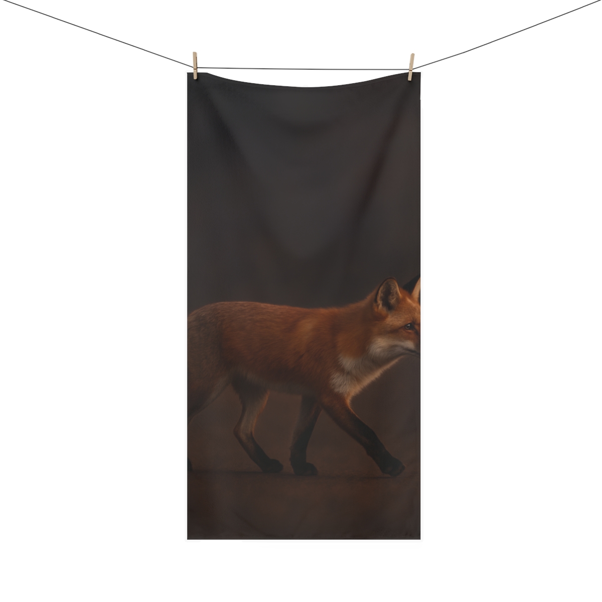 Dusky Stroll Red Fox soft cotton towels